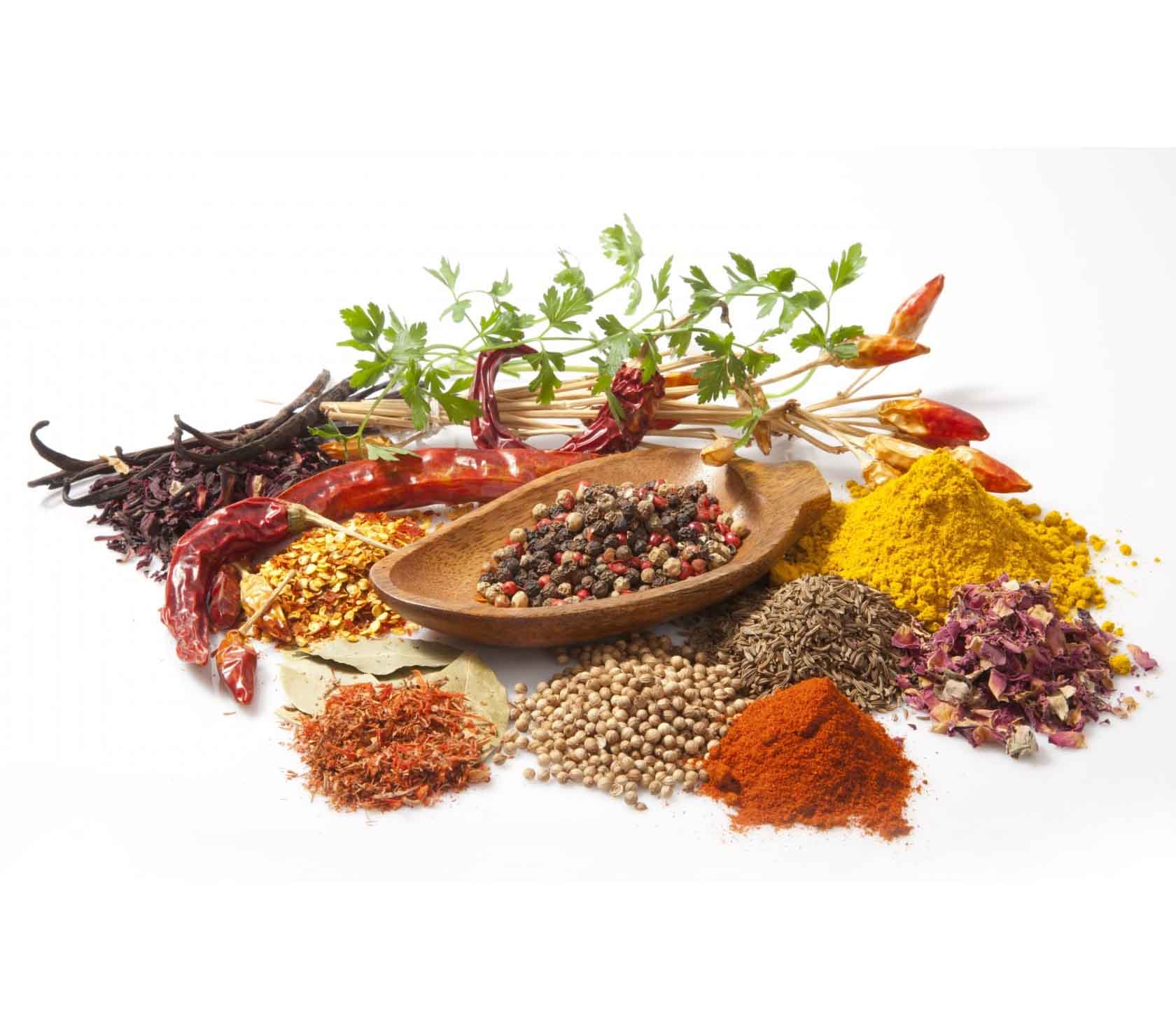 Dehydrated herbs and spices